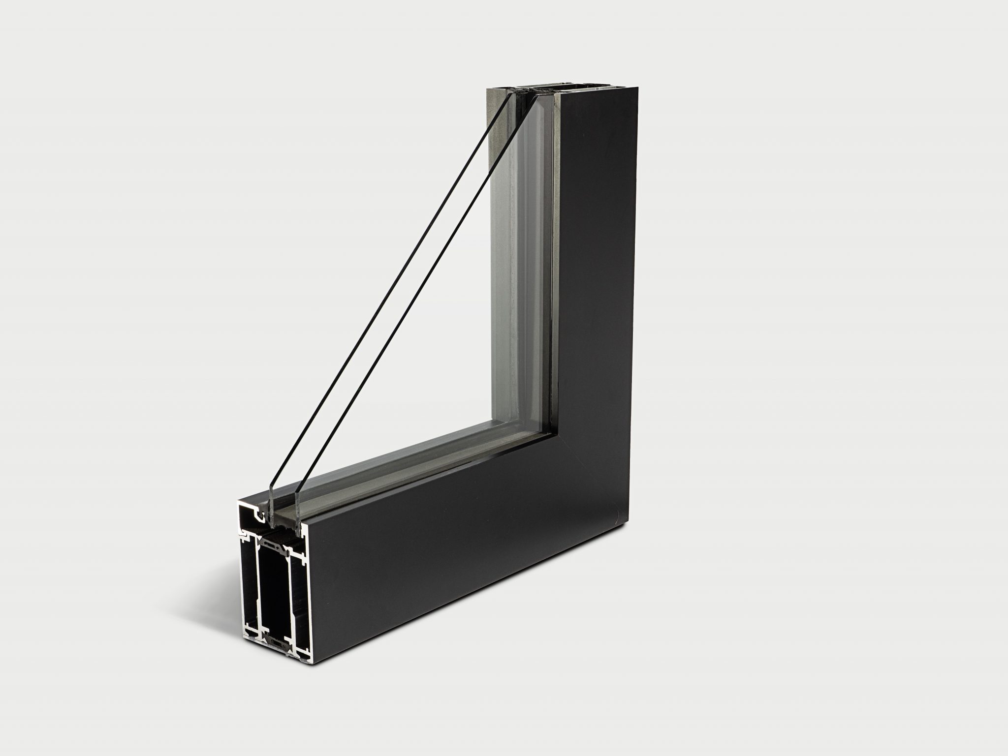 Aluminum Gas Strut Pass-Through Windows | Gravity Windows